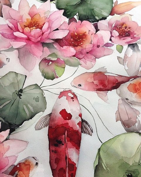 Lou Dahua китайская живопись