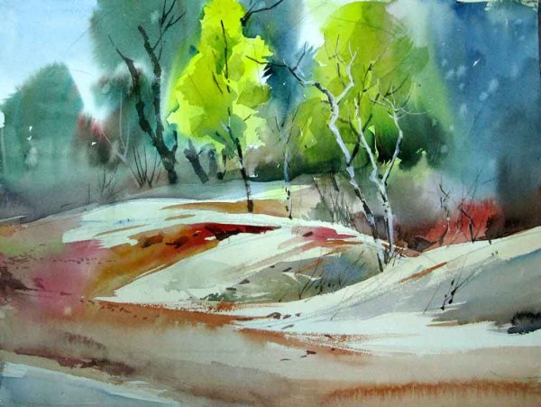 Акварелисты пейзажисты