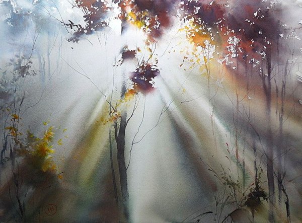 Илья Ибряев акварель мастер