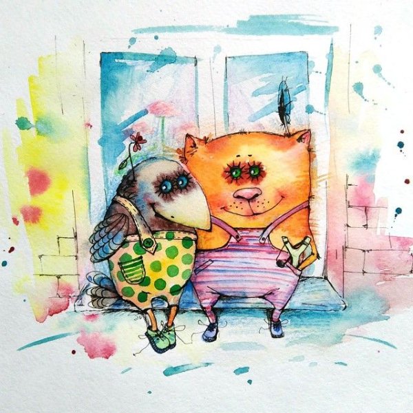 Художник Евгения Соловьева акварель пейзажи