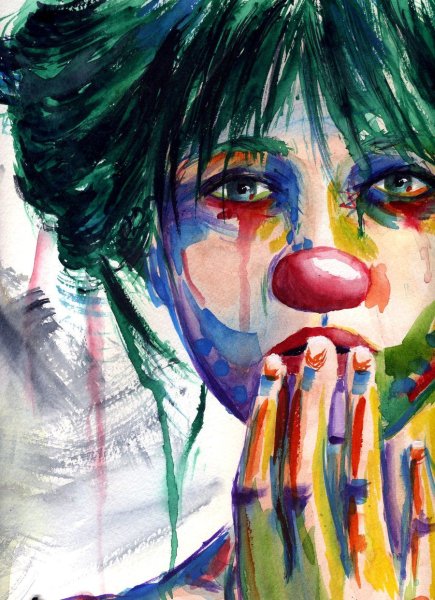 Цирк акварель