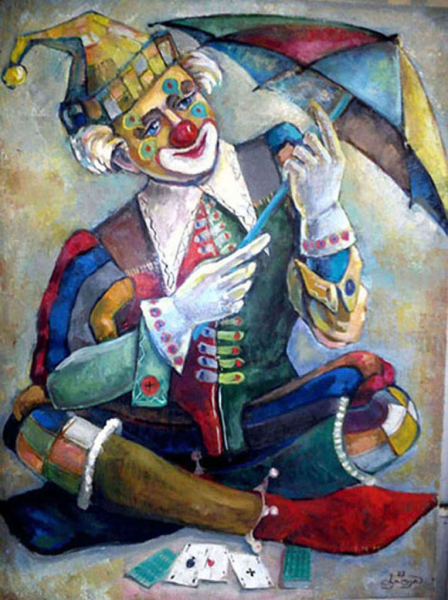 Клоун жонглер