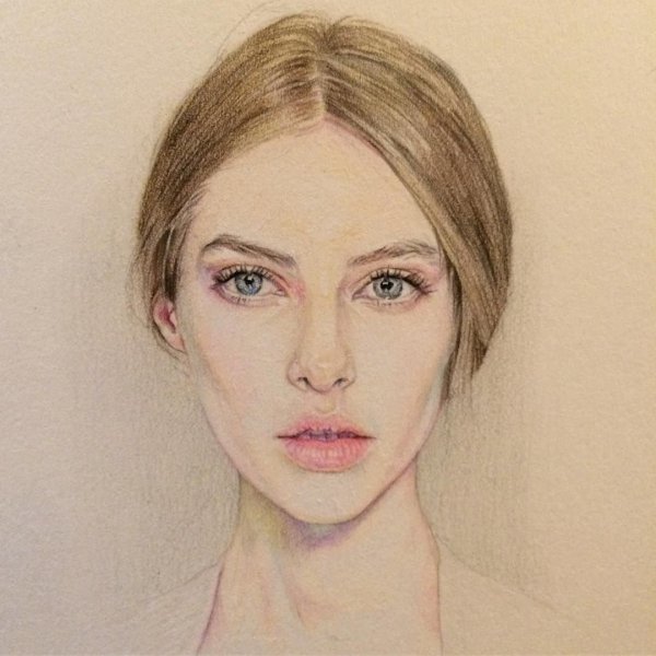 Лицо акварелью для начинающих