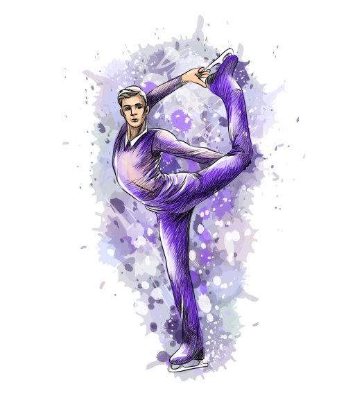 Фигуристы арт изображения Алина Загитова