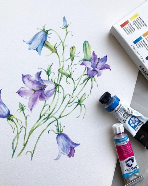 Колокольчик "цветы"