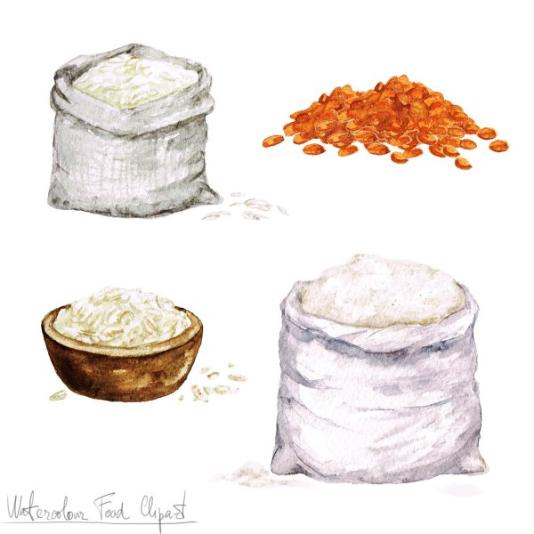 Мука акварель