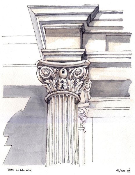 3d Капитель ионический ордер