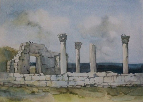 Севастополь акварель Херсонес