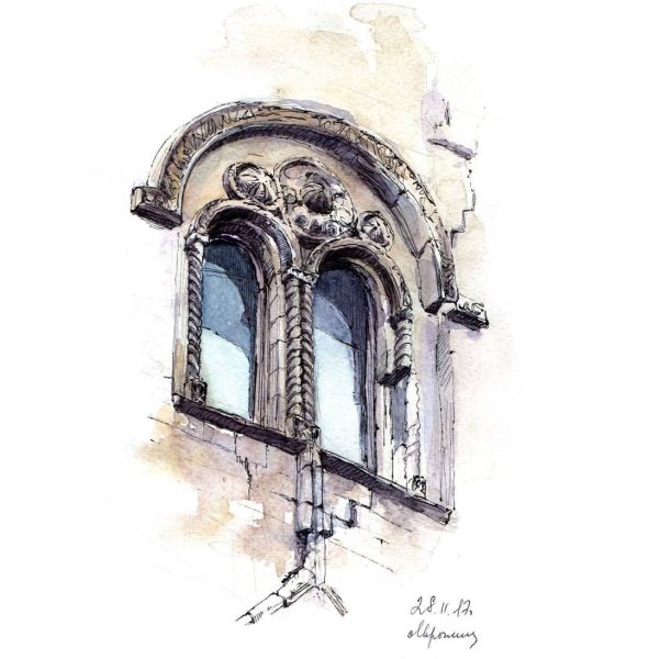 Этюд архитектурных элементов