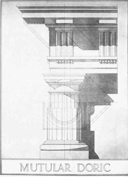 Дорическая Капитель отмывка