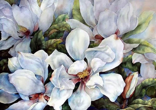 Акварели художница Pam Sackville