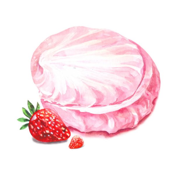 Зефир нарисованный акварелью