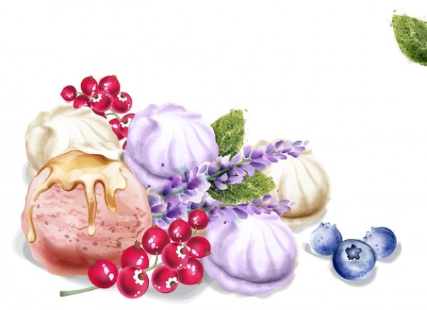 Зефир иллюстрация