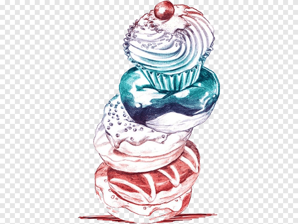 Арт рисунок сладостей