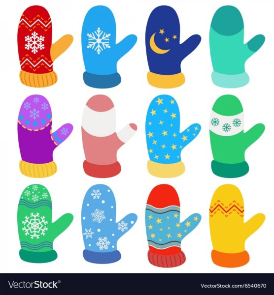 Рисование рукавички