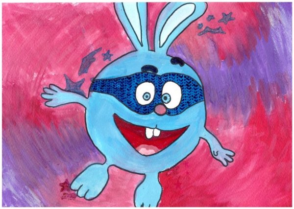 Рисунок на свободную тему Смешарики