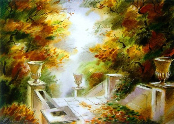 Виктор Зелик акварель