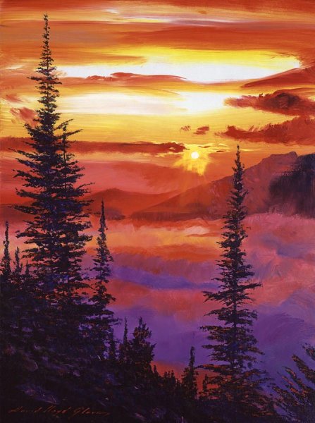 Закат маслом