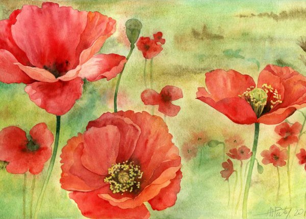 Anne Marie Patry-Belluteau акварели