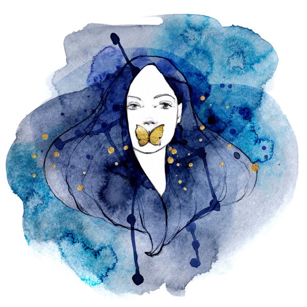 Зодиак акварель