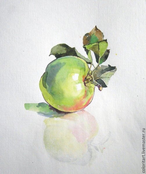 Лессировка Этюд яблока