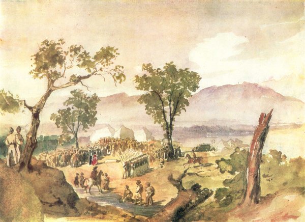 Акварель м.ю.Лермонтова. 1828 – 1832.