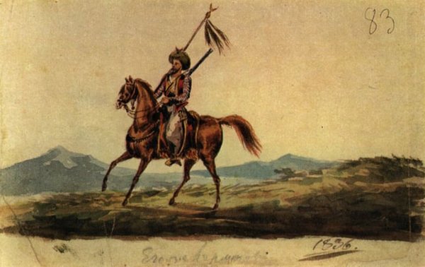 Картина м. ю. Лермонтова «вид Пятигорска»