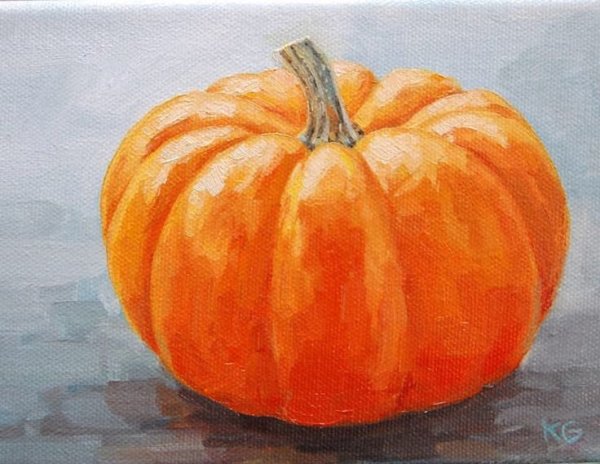 Тыква красками