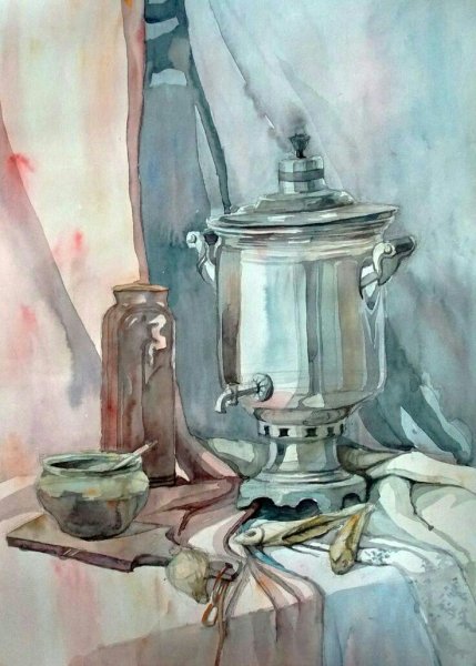 Натюрморт акварелью Академический