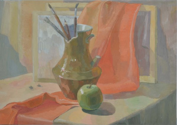 Гуашь натюрморт Академическая Академическая живопись