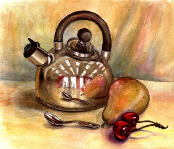 Чайник натюрморт