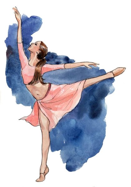 Танцующая акварель