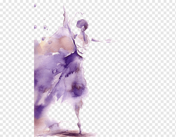 Танец акварель