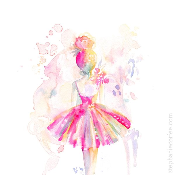 Танцовщица рисунок