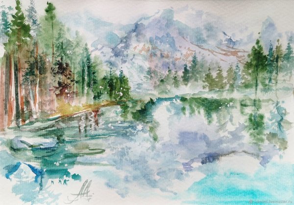 Алтай акварель