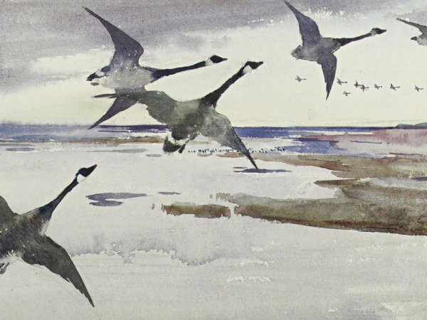 Frank Weston Benson акварели