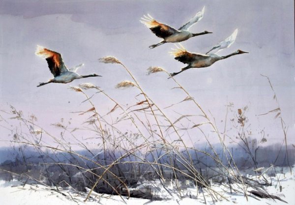 Журавлиный Клин живопись