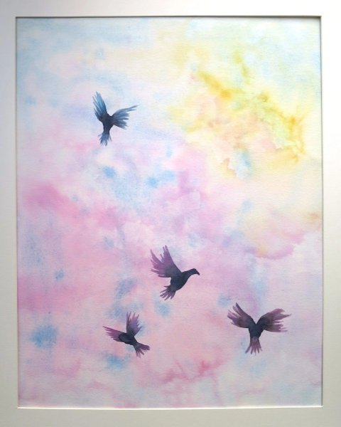 Ритм пятен птицы