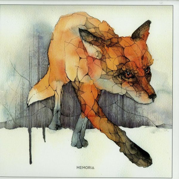 Лиса акварель эскиз