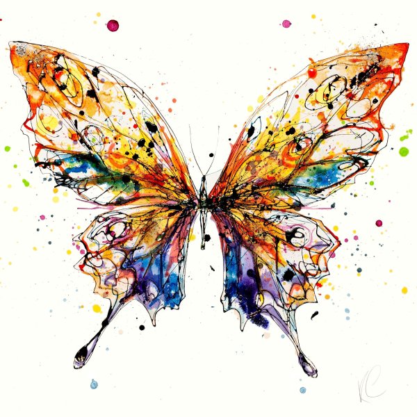 Акварель "бабочка"