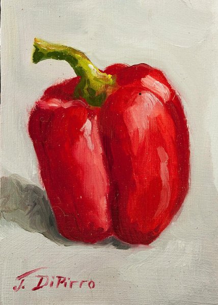 Болгарский перец акварелью