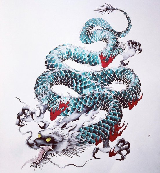 Тату эскизы цветные