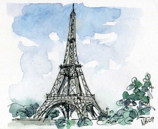 Эйфелева башня в Париже
