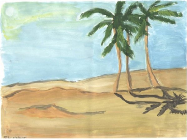 Три пальмы Лермонтов