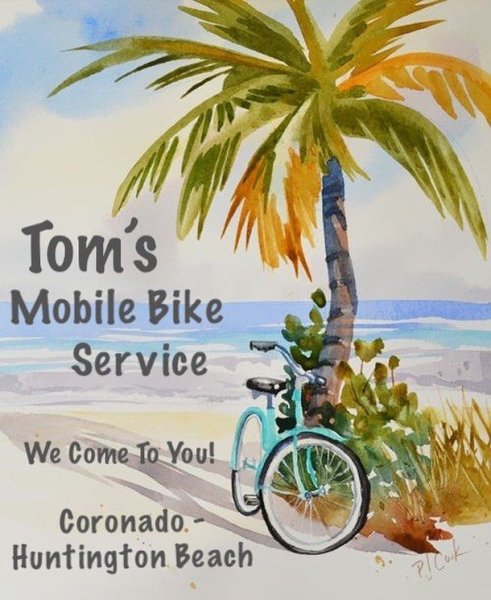 Море пальмы акварель