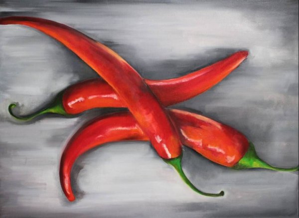 Перец Чили карандашом