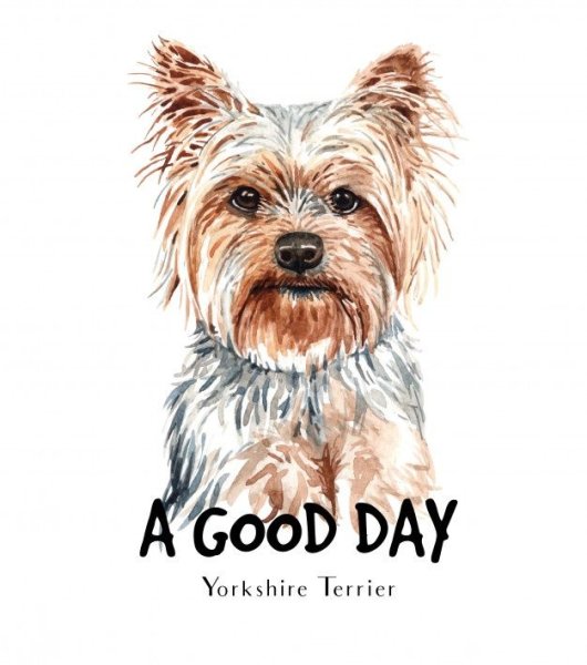 Йорк терьер акрилом