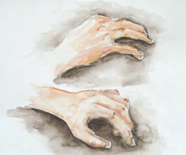 Этюд кистей рук