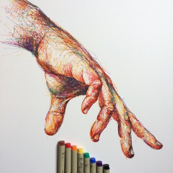 Этюд кистей рук