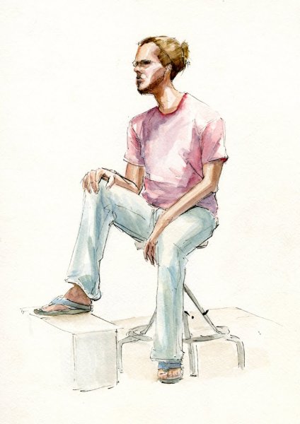 Этюд фигуры человека